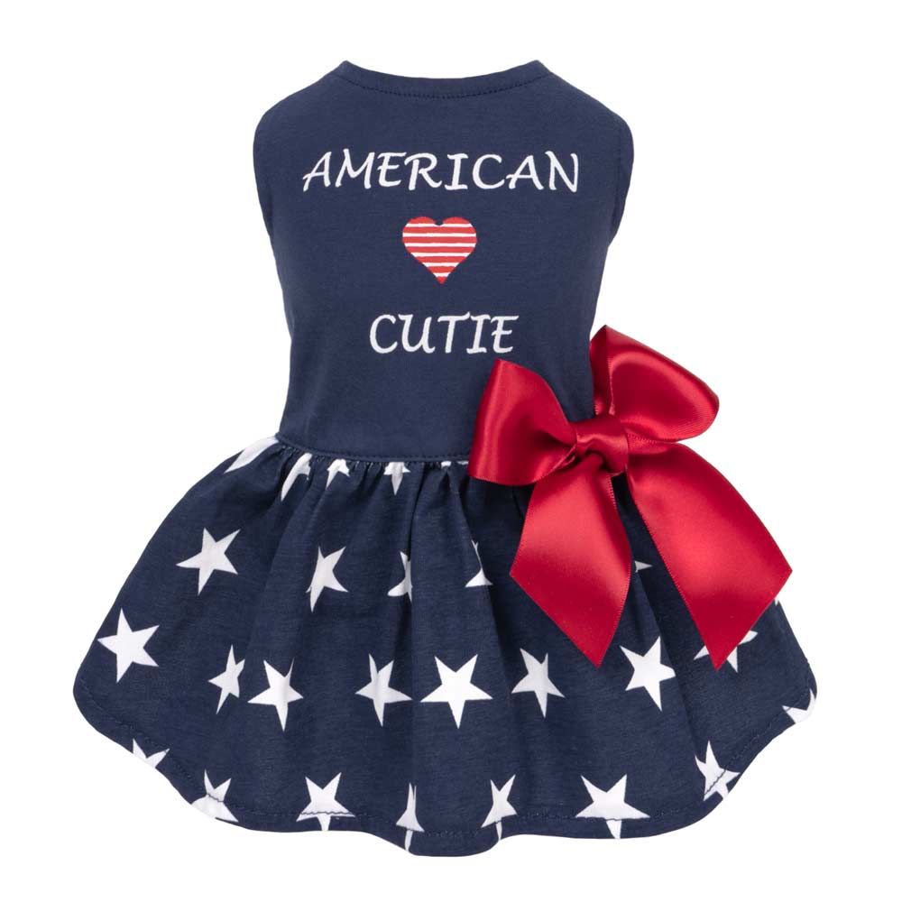 princess polly baby blue dress American Cutie Dog Dress | Patriotic Style