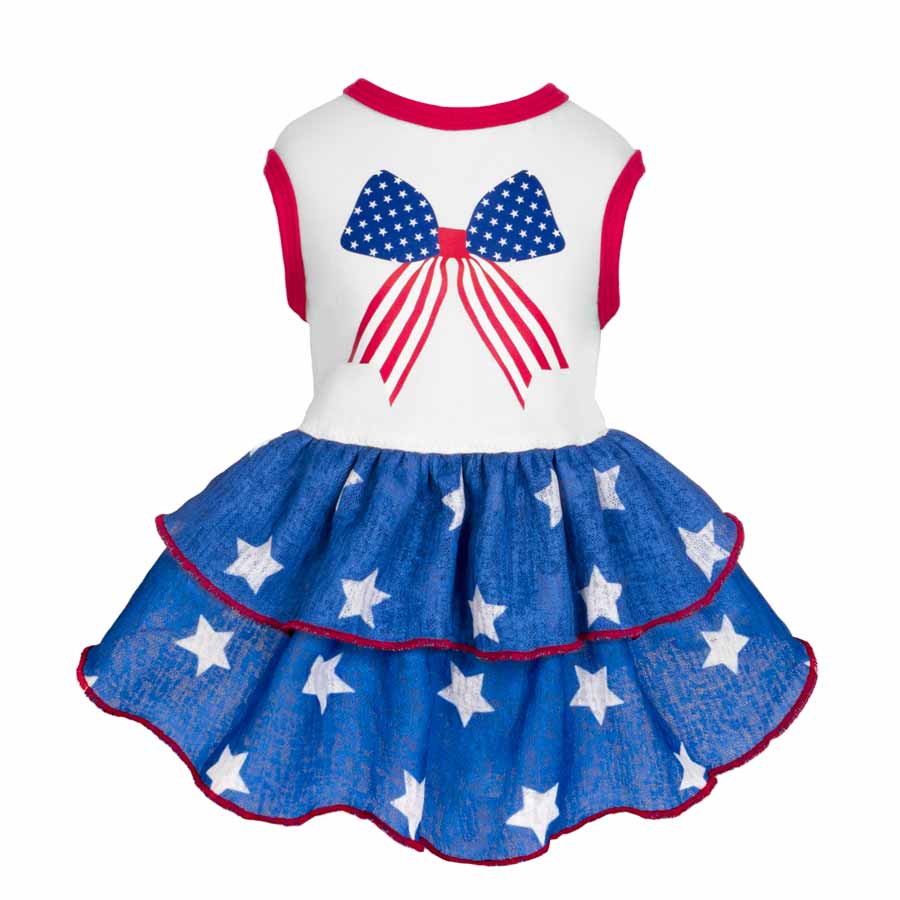 Patriotic Dog Tutu Dress