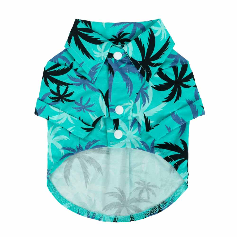 coconut palm tshirt Tropical Dog Shirts