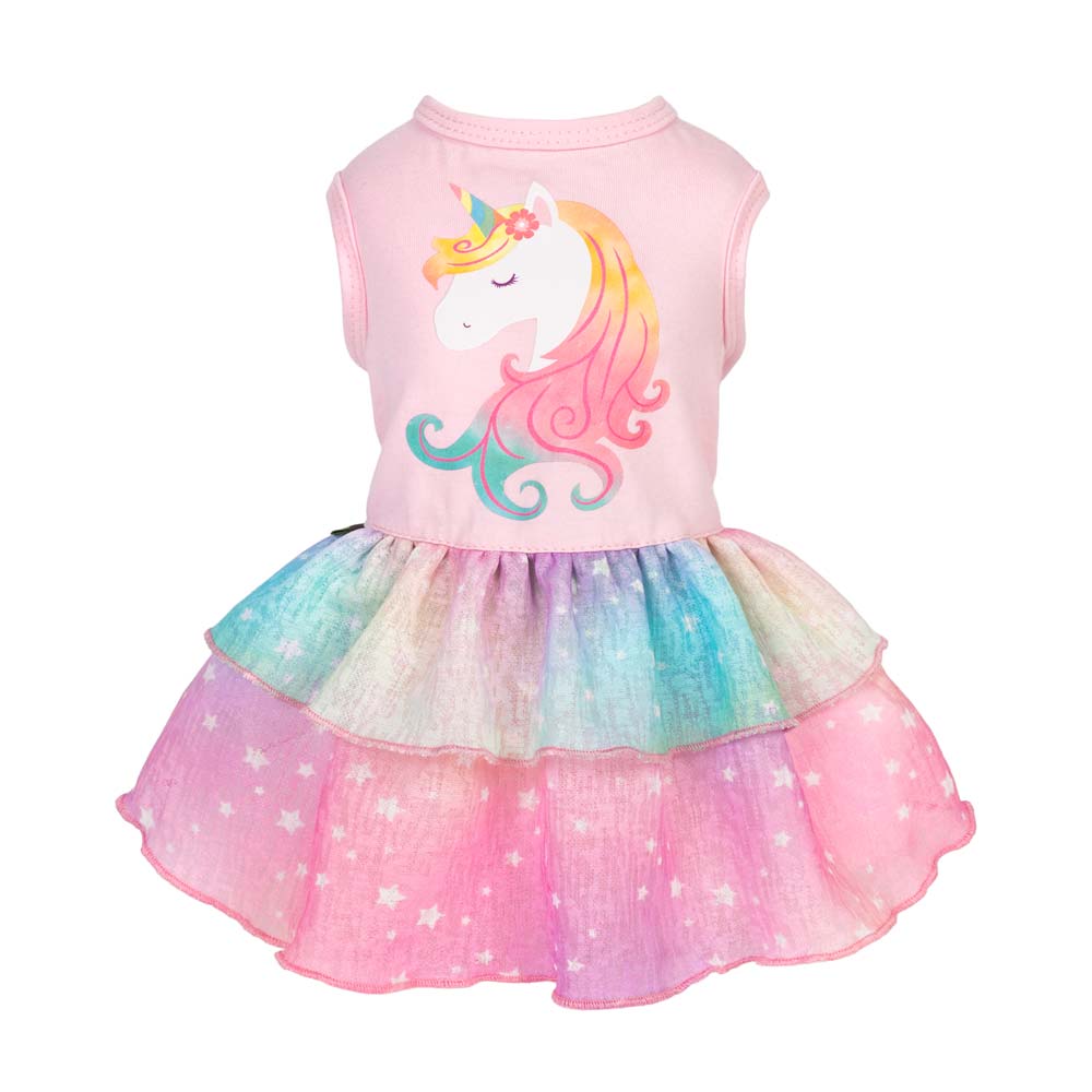 Unicorn Dog Tutu Dress | Birthday Tutu for Small Dogs Pink / XX-small Unicorn Dog Tutu Dress | Birthday Tutu for Small Dogs Pink / XX-small