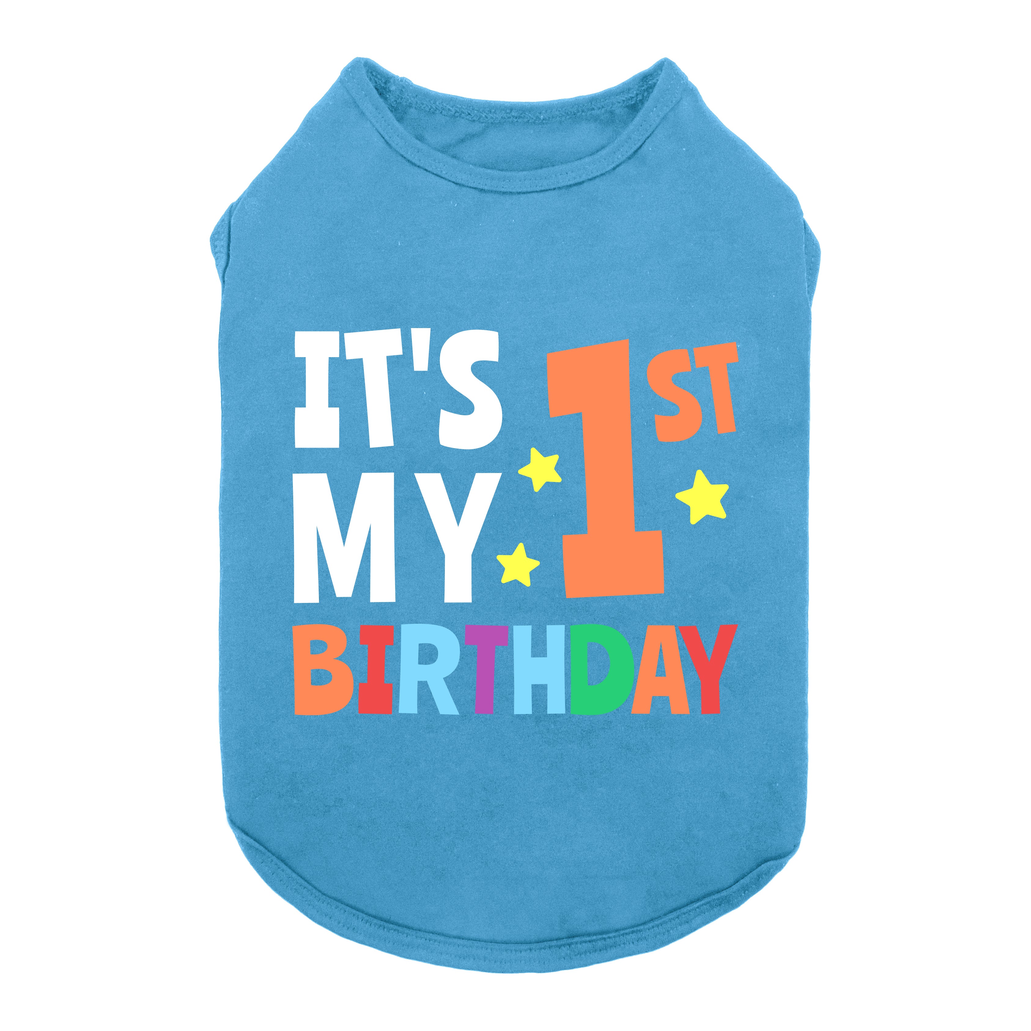 It's My Birthday & I'll Bark If I Want To Dog T-Shirt - Green 4X-Large Fun Pet Apparel
