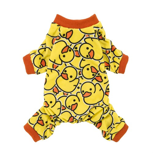 Pijamas de perro Cozy Rubber Duck Onesie-Fitwarm