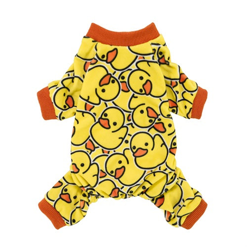 Cozy Rubber Duck Onesie Dog Pajamas - Fitwarm