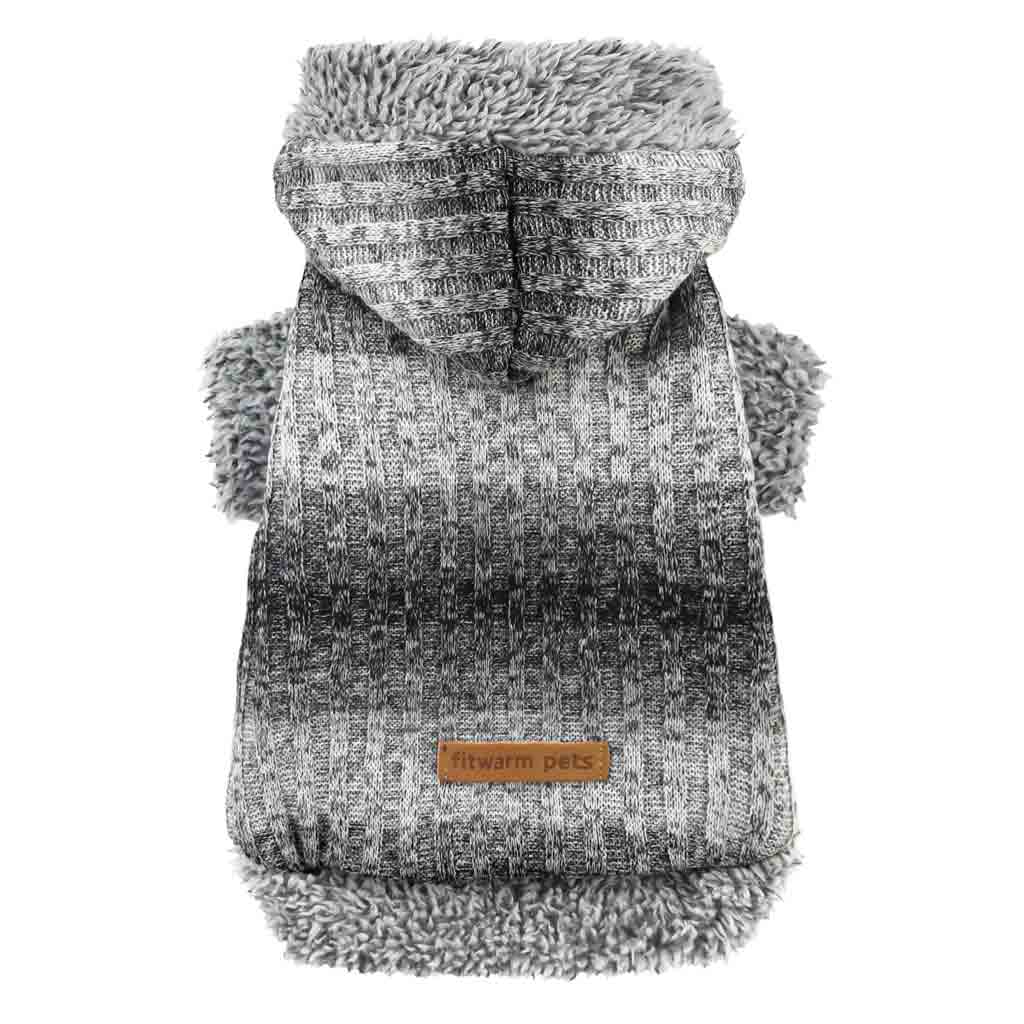 Fuzzy Dog Vest Hoodie