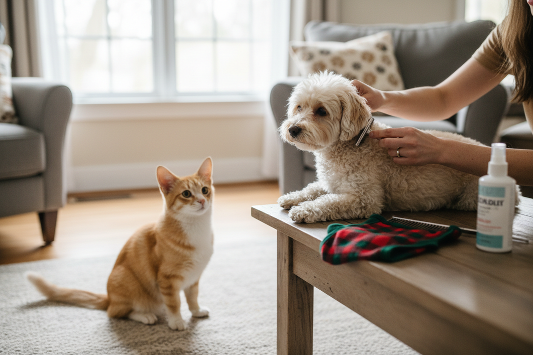 Yorkie Coat Care: Brushing and Seasonal Outfit Tips cover image