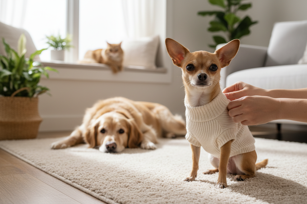Helping Anxious Chihuahuas Adjust to Wearing Clothes cover image