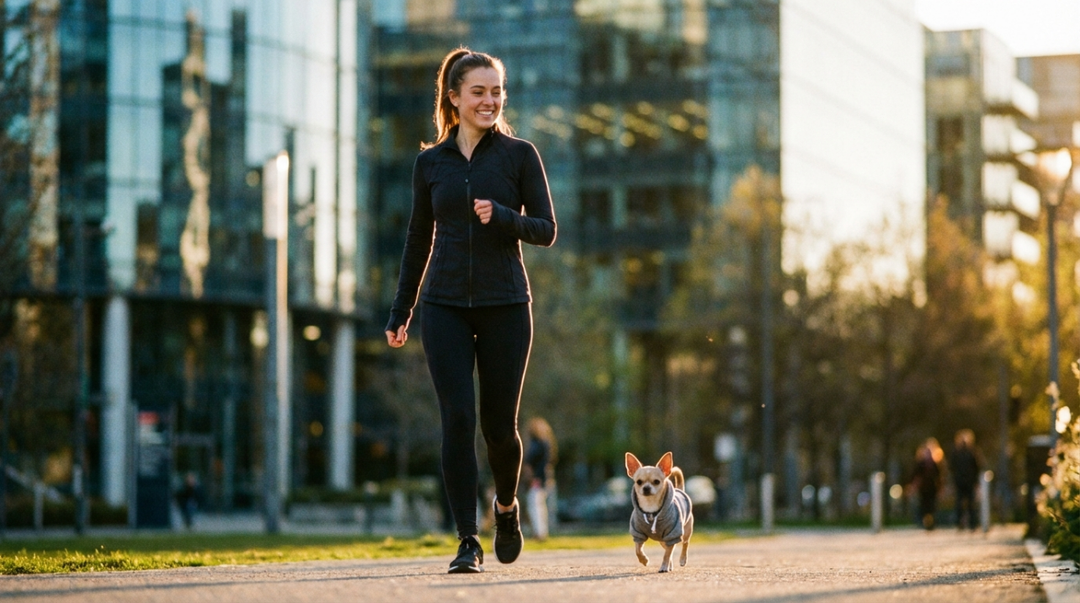 Where’s the Boundary Between Athletic and Casual Style (for You and Your Small Pup)?