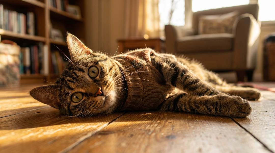 Why Do Cats “Freeze and Fall” After Wearing Clothes?