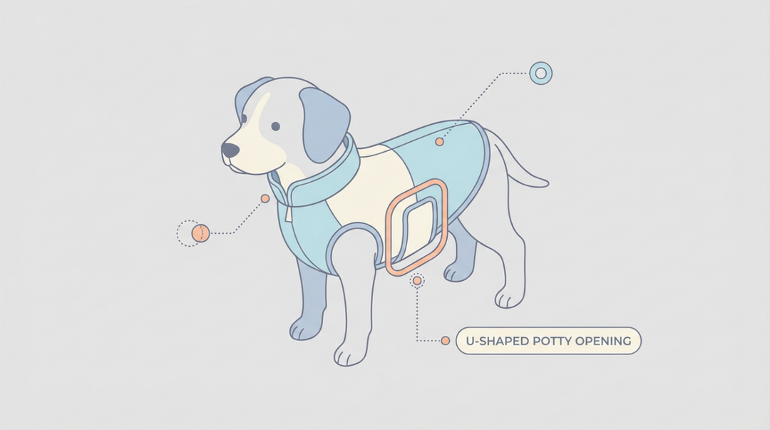 How Important Is Potty Opening Design for Male Dogs? Where Should the Opening Be?