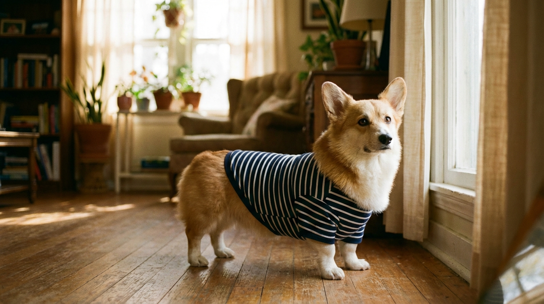 Why Do Striped Shirts Make Short-Legged Dogs Look More Elongated?