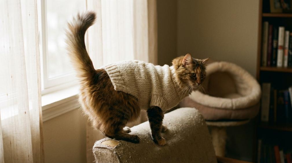 Why Do Cat Tail Openings Ride Up? Cozy Ways To Keep Them in Place