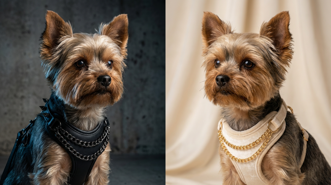 Metal Chain Decorations: Punk or Luxury? Where's the Style Boundary for Small Dogs?
