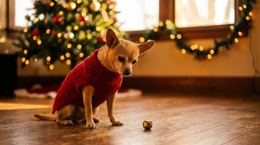Why Christmas-Themed Pet Costumes Should Avoid Easily Detachable Decorations