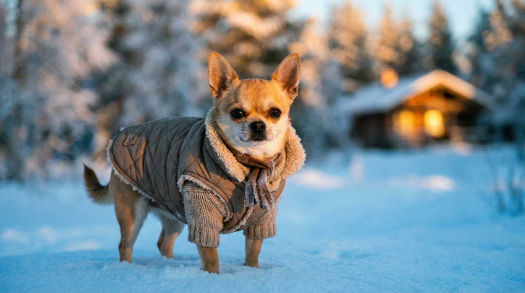 What Is the Four-Layer Dressing Rule for Small Dogs in Extreme Cold?