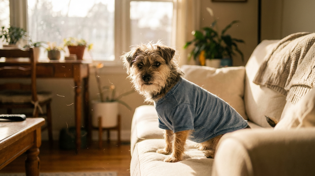 Does Wearing Clothes Affect Normal Shedding During Spring Molting Season?