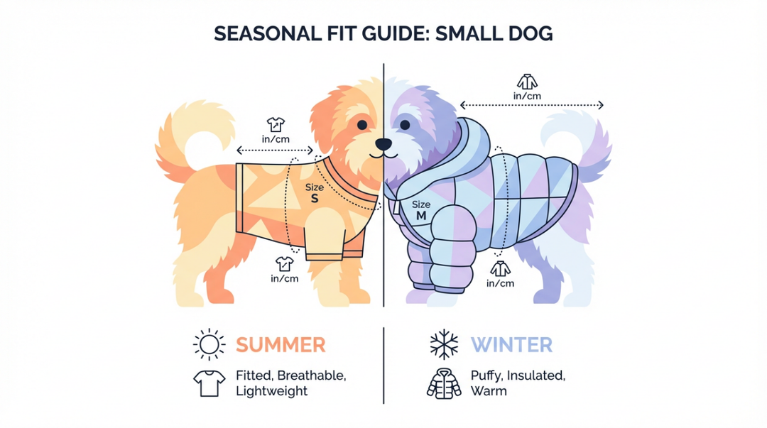 Why Do Winter and Summer Clothes Have Different Sizes for the Same Dog?