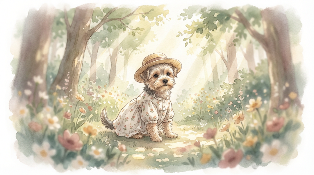 Why Mori Girl Fresh Style Needs Cotton-Linen Materials and Floral Prints for Tiny Pets