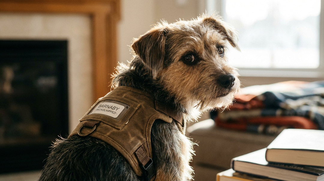 Where Should Anti-Loss ID Tag Pockets Be Most Visible On Small-Breed Outfits?