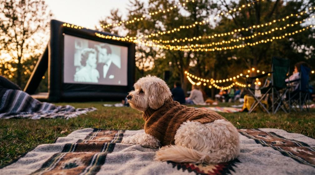 Why Do Dogs at Outdoor Cinemas Need Warm and Portable Clothing?