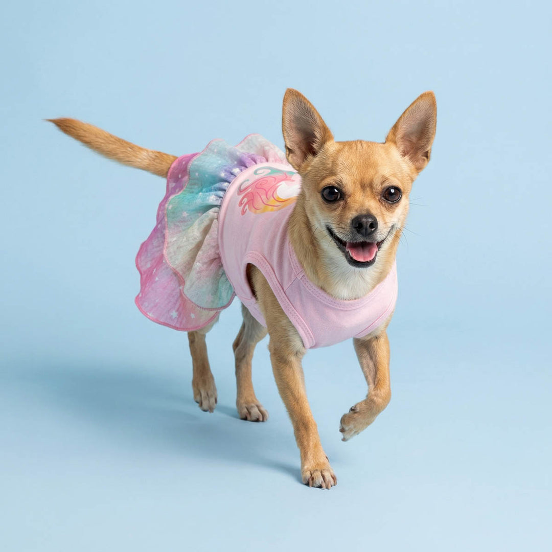 Unicorn Dog Tutu Dress | Birthday Tutu for Small Dogs Pink / XX-small Unicorn Dog Tutu Dress | Birthday Tutu for Small Dogs Pink / XX-small