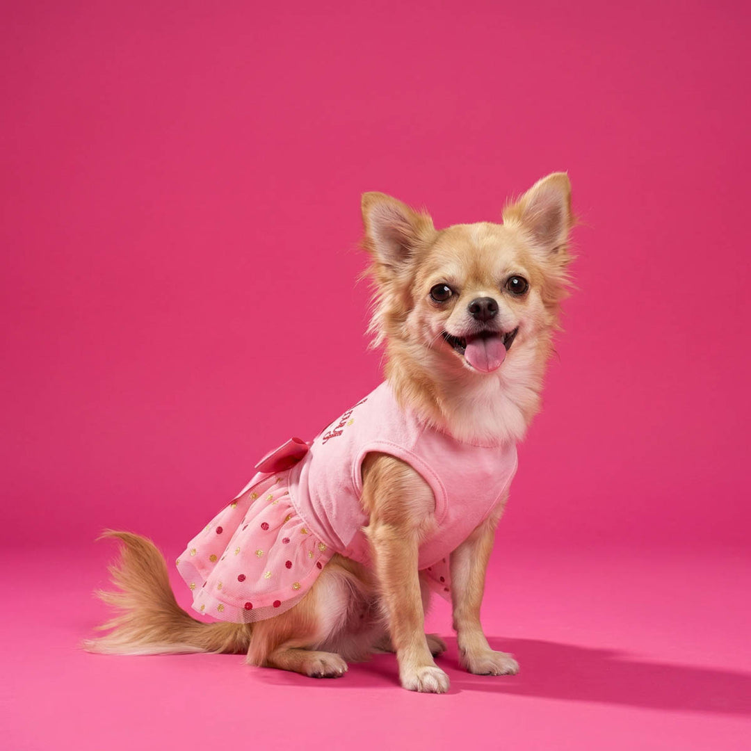 Pink Birthday Dog Dress | Tulle Girl Pet Apparel Large Pink Birthday Dog Dress | Tulle Girl Pet Apparel Large