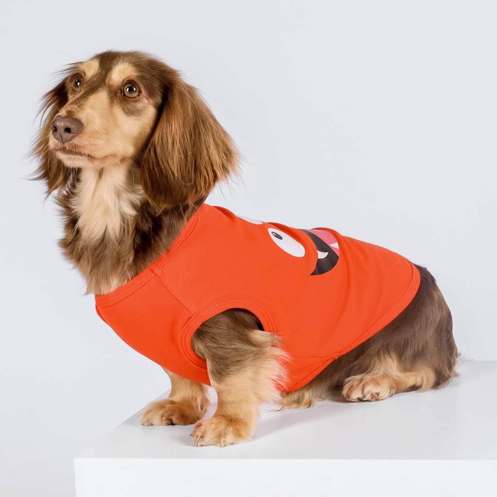 Dachshund in a Funny Three Eyes Monster Dog Shirt - Fitwarm Dog Clothes