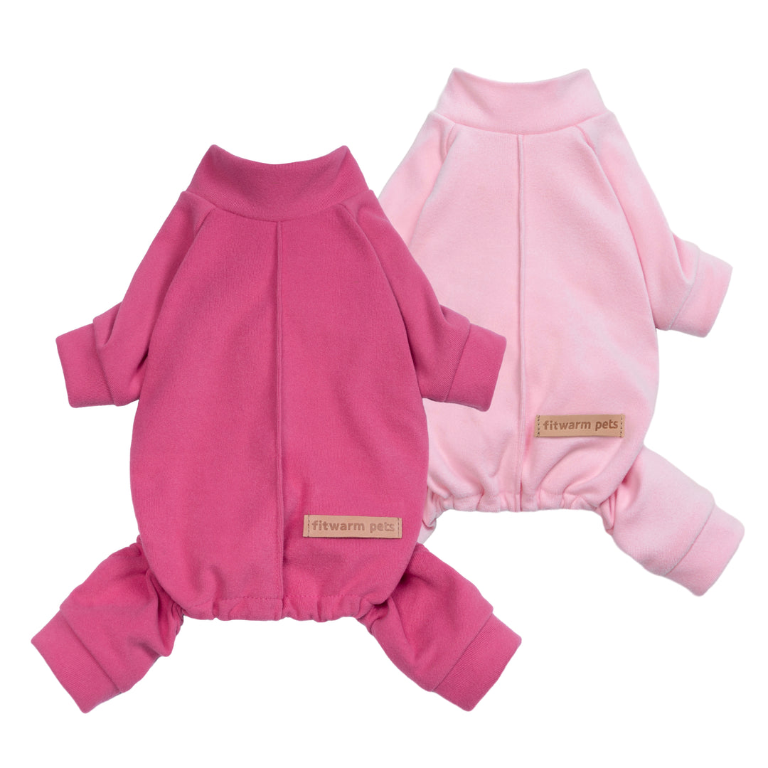 Lightweight 2 pack dog fleece pajamas