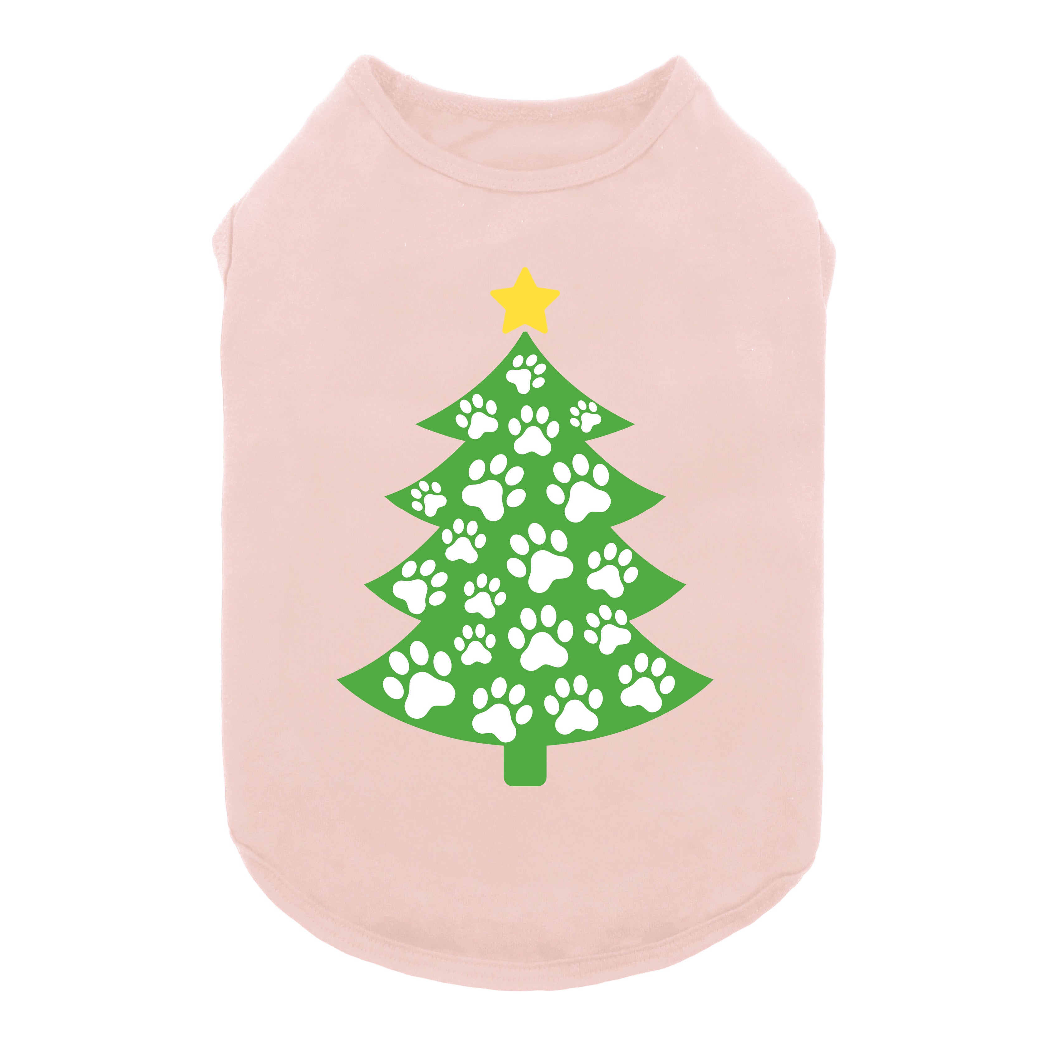 Fitwarm ドッグウェア Sサイズ クリスマスツリー クリスマスカラー クリスマス ツリー ドッグ シャツ - Fitwarm