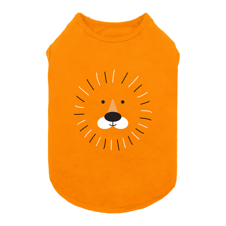 Lion Print Dog Shirt - Fitwarm Dog Clothes