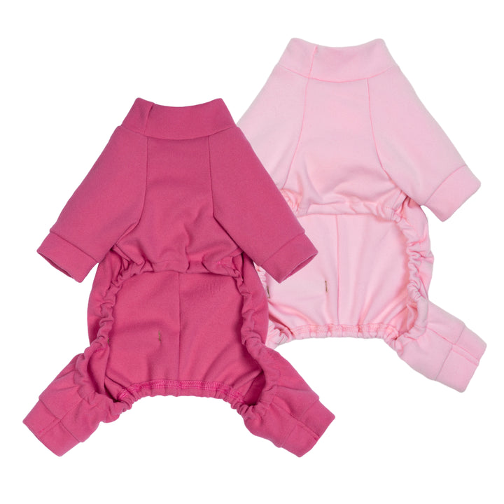 Lightweight 2 pack dog fleece pajamas