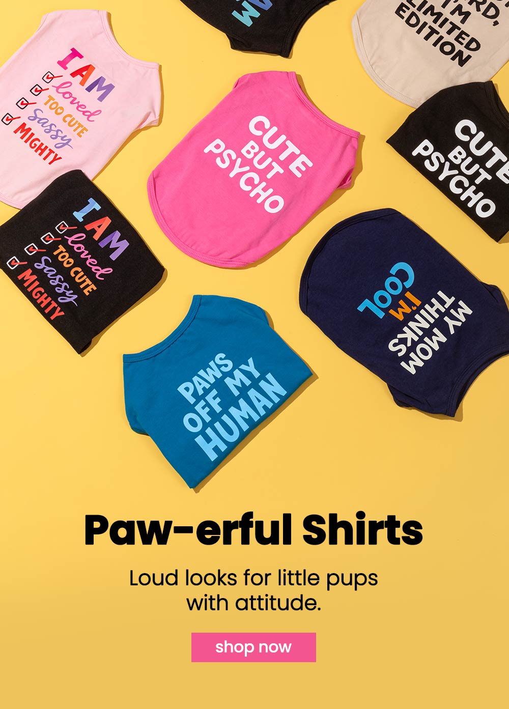 Summer dog tank top design with encouraging lettering