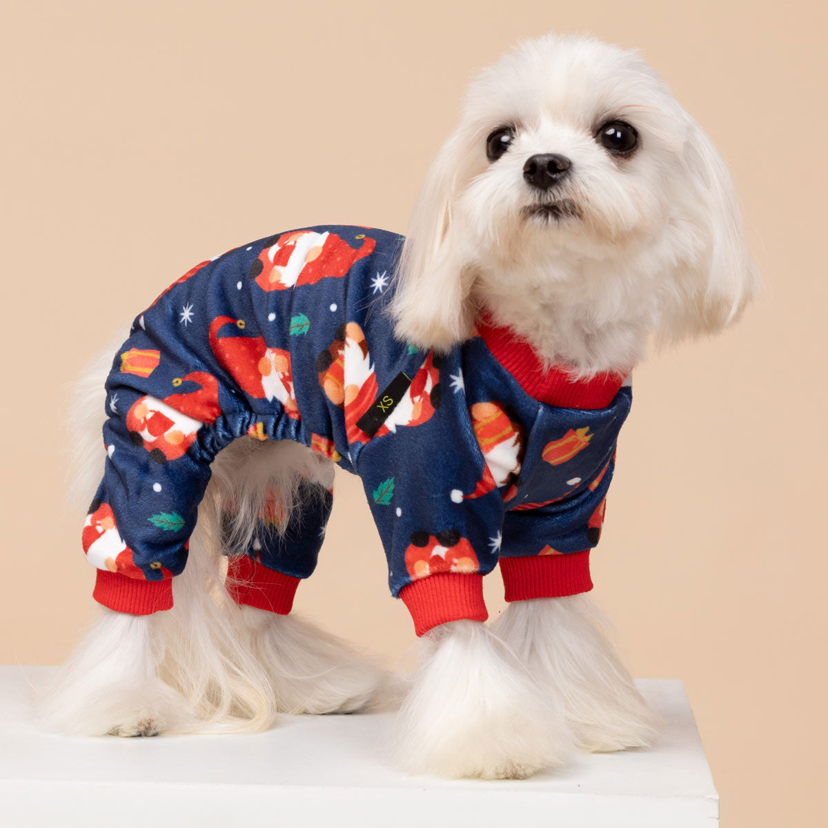 Gnome Christmas Dog Pajamas | Cozy Holiday Pet Pajamas – Fitwarm