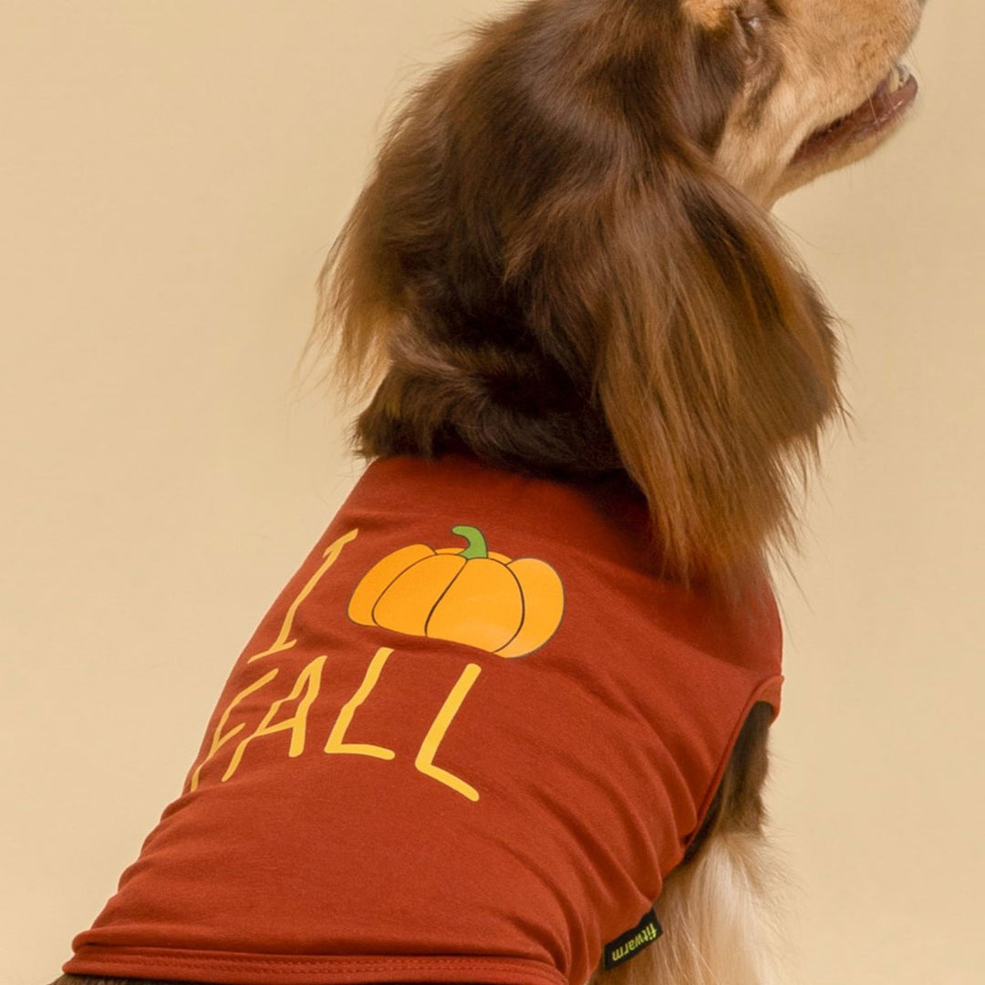 I Love Fall Dog Shirt Fitwarm