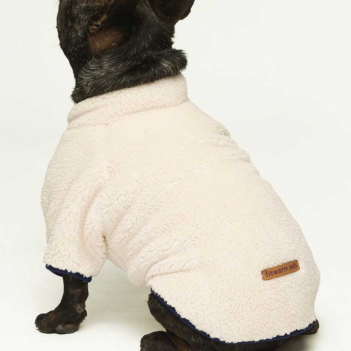 French Bulldog Clothes - Dog Sherpa Sweater - Fitwarm