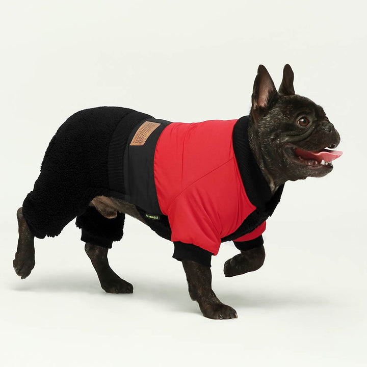 Dog Sherpa Winter Coat - French Bulldog Clothes - Dog Clohtes - Fitwarm