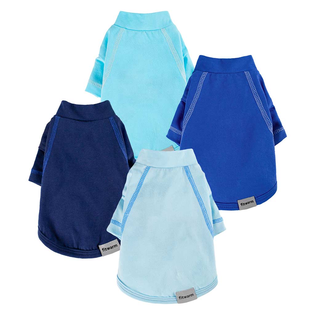 4 Pack Dog Summer Shirts - Fitwarm Dog Clothes