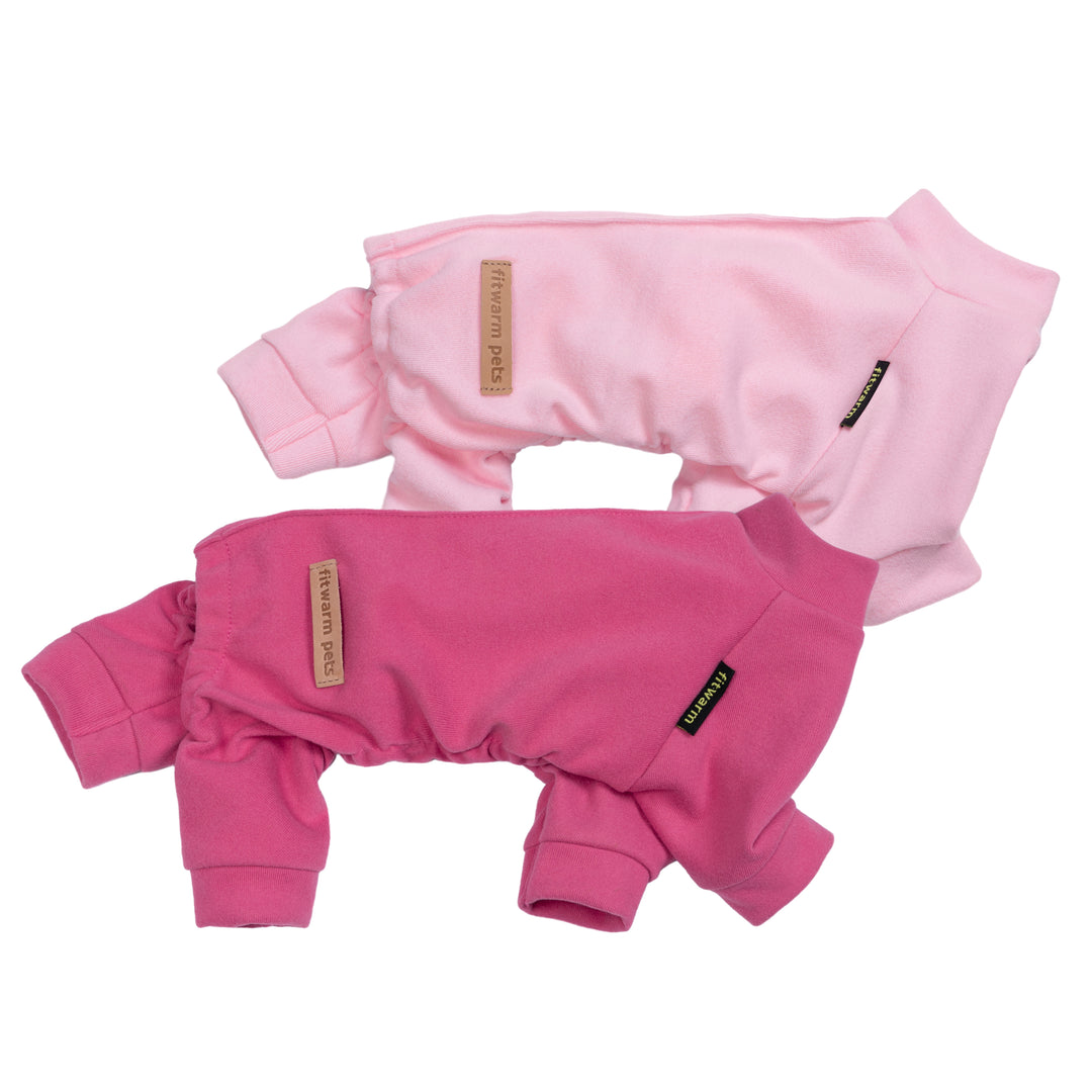 Lightweight 2 pack dog fleece pajamas