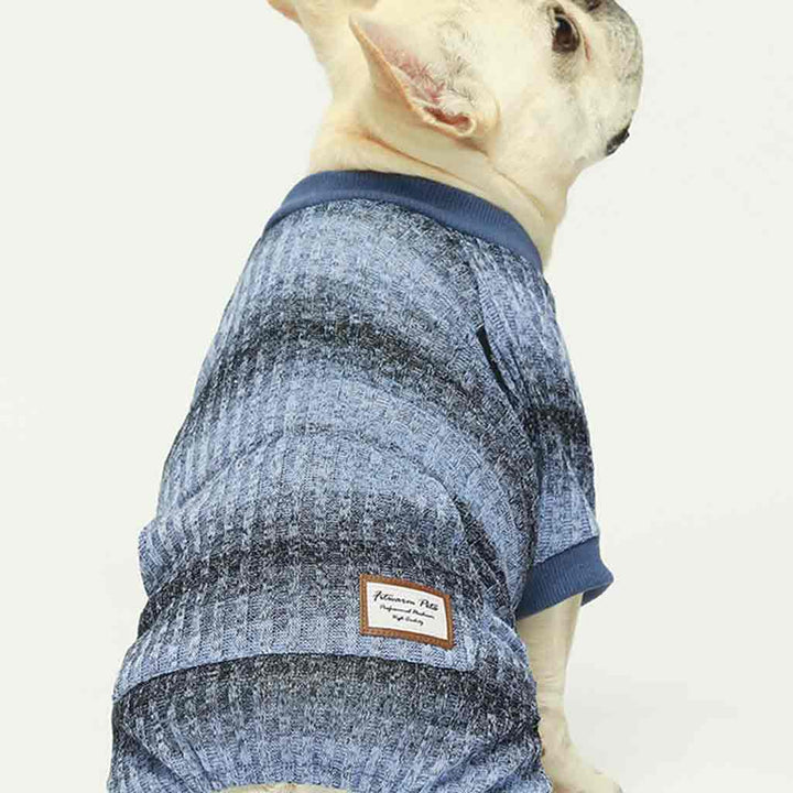 Uneven color Knitted Dog Pajamas