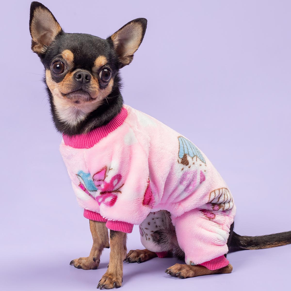 Cupcake Dog Pajamas | Cozy Pink Pet Sleepwear – Fitwarm
