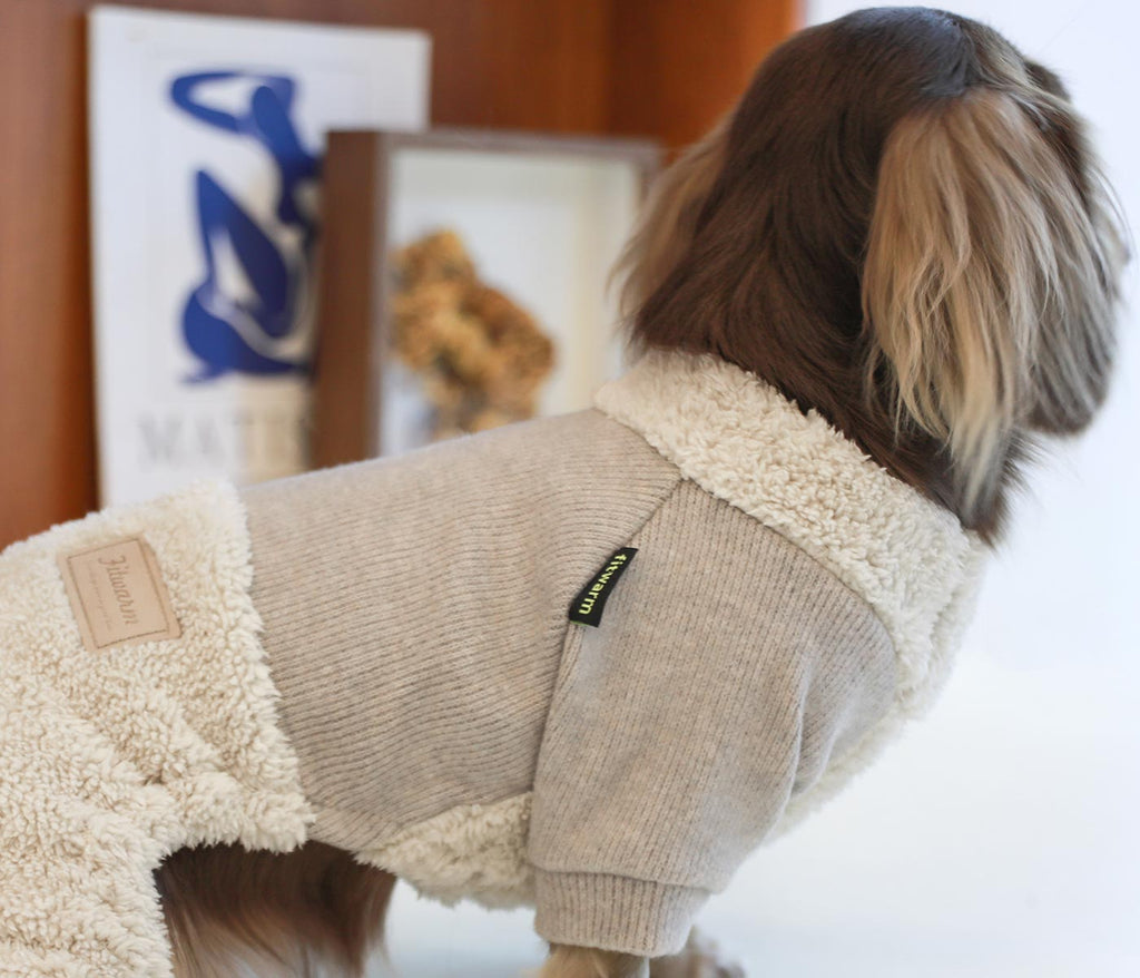 Turtleneck Fuzzy Dachshund Sweater - Fitwarm