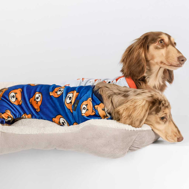 Dachshunds in Animal Prints Dog Pajamas - Fitwarm Dog Clothes