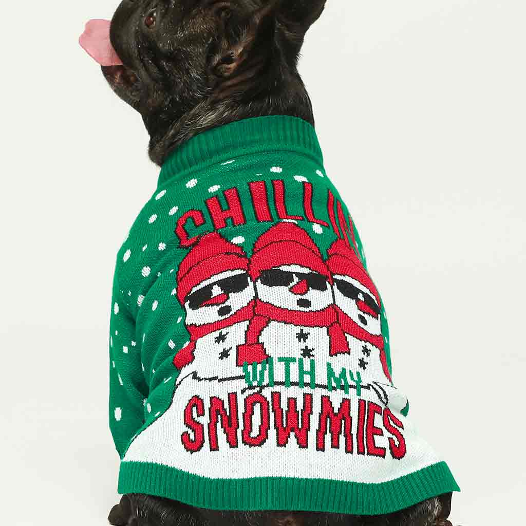 French Bulldog Clothes - Dog Christmas Outfit - Christmas Ugly Sweater - Fitwarm