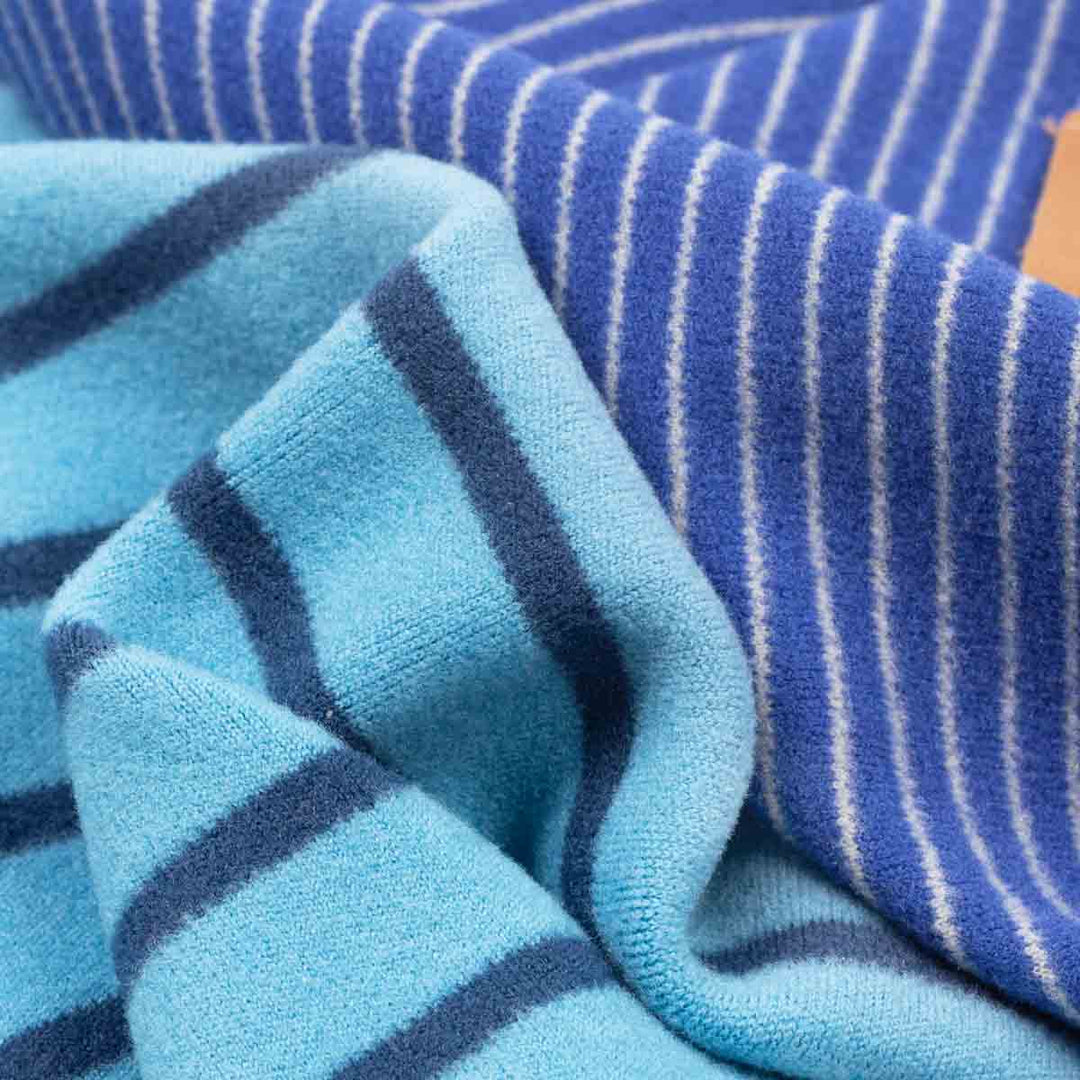 2 Pack Striped Mock Neck Dog Pajamas