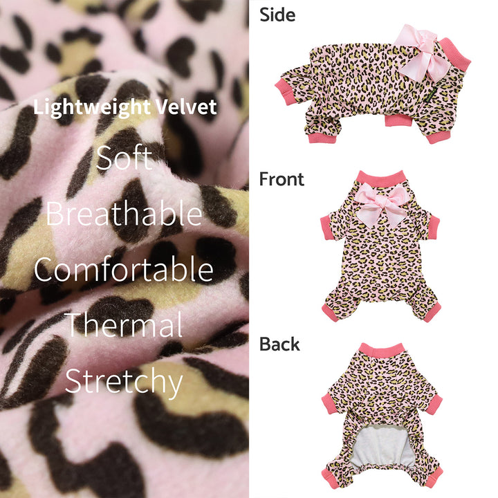 Leopard dog apparel
