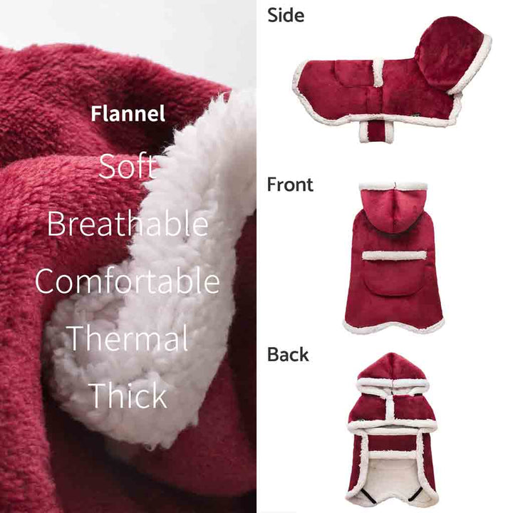 Dog Blanket Coat - Dog Coat - Dog Winter Clothes - Fitwarm