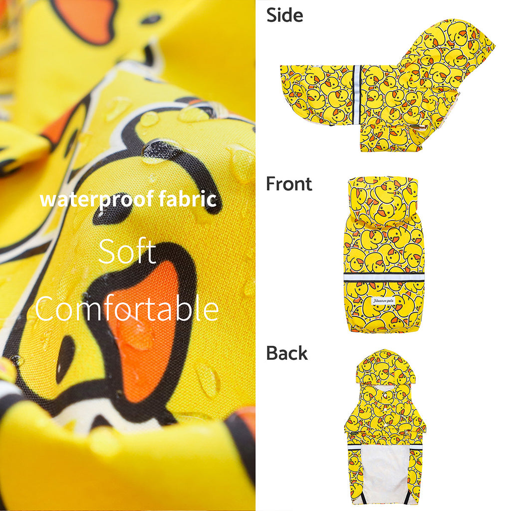 Funny Duck Dog Raincoat Fitwarm
