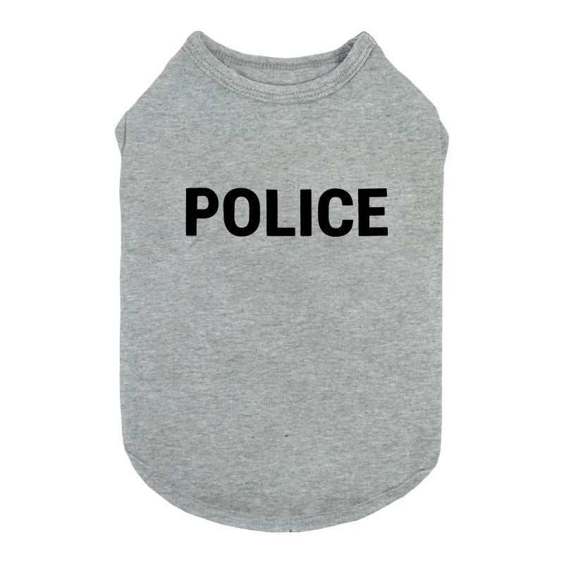 Dog Police Costume - Funny Dog Shirts - Fitwarm