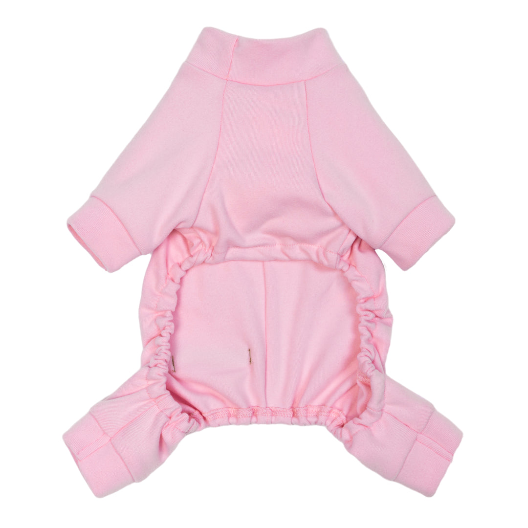 Cozy pink pajamas for dogs 