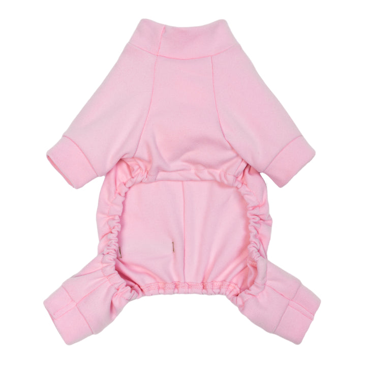 Cozy pink pajamas for dogs 