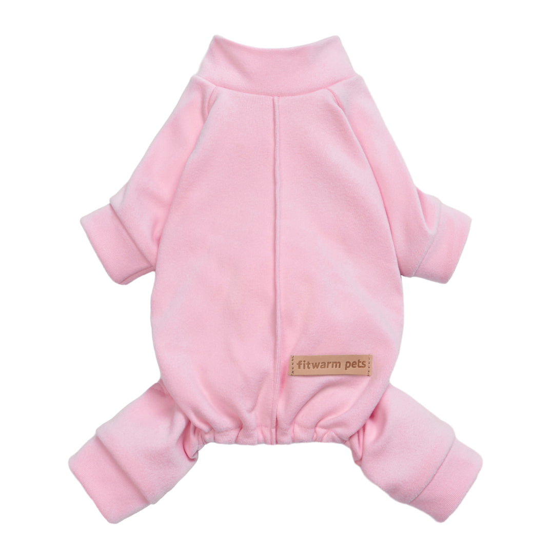 Cozy pink pajamas for dogs 